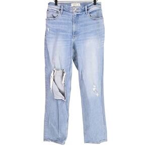 Abercrombie & Fitch The 90's Straight Ultra High Rise Jean, size 30